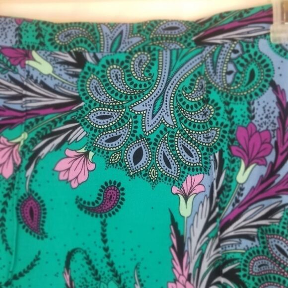 JACLYN SMITH FLORAL PAISLEY ELASTIC WAISTBAND SKIRT. SZ S. - Picture 4 of 12